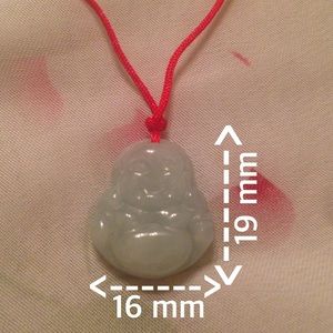 🌹This luck Buddha necklace is real jade, 🌹